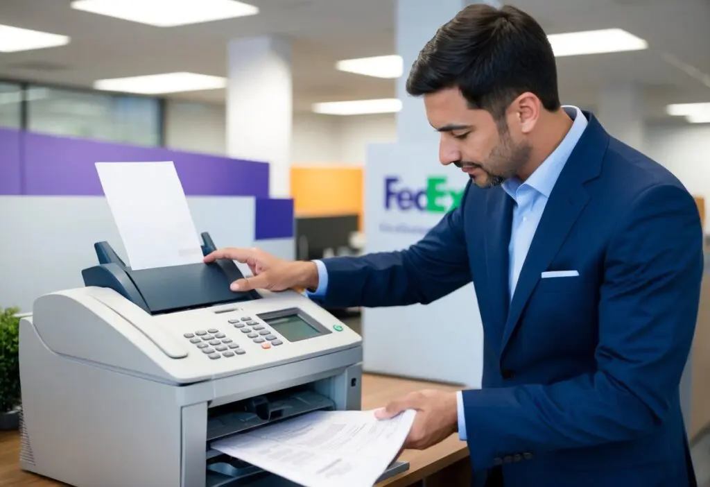 faxing at fedex