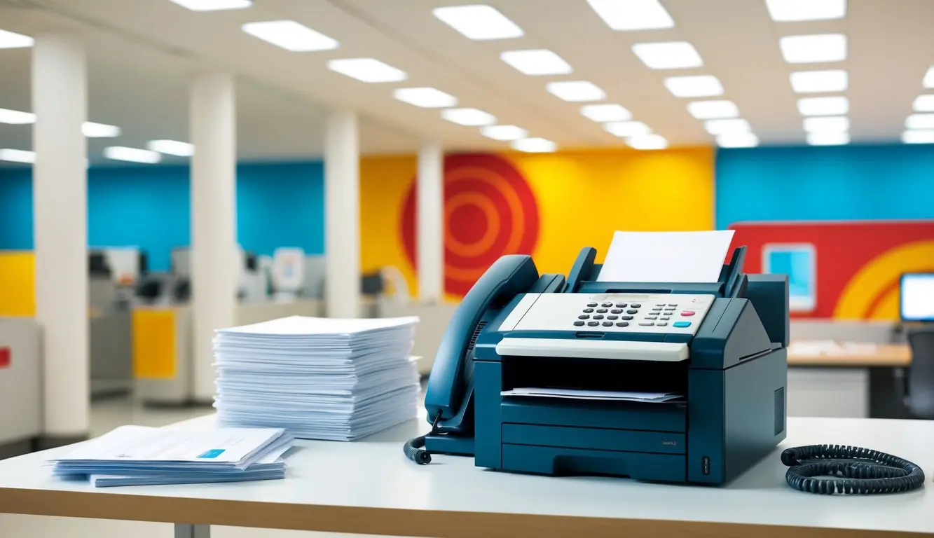 fax machine at the target store