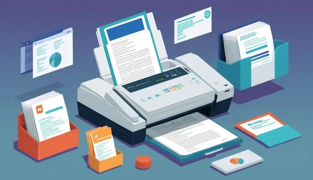 illustration of faxing with different devices