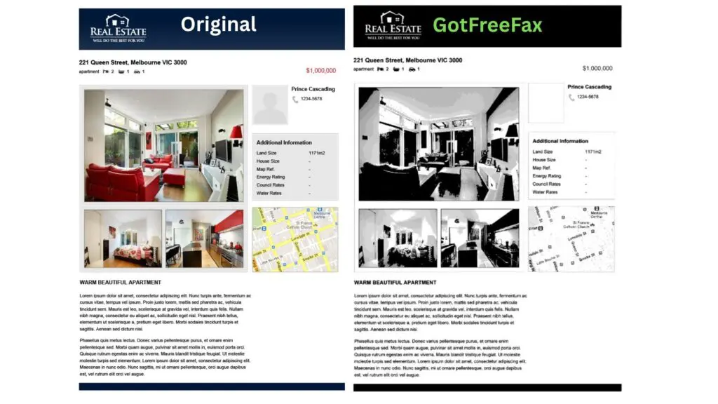 gotfreefax fax quality comparison