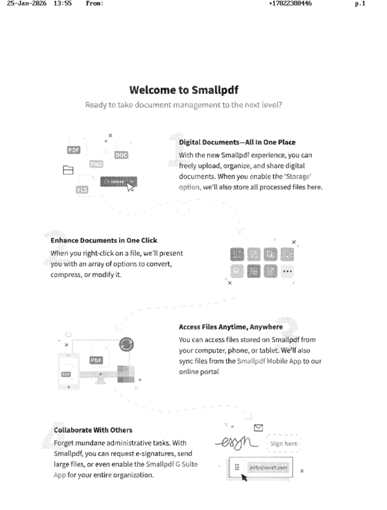 Testfax von TalkHeap zur Überprüfung der Empfangsqualität