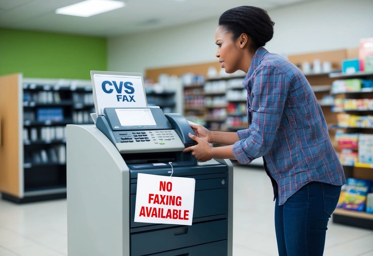 faxing not available at CVS