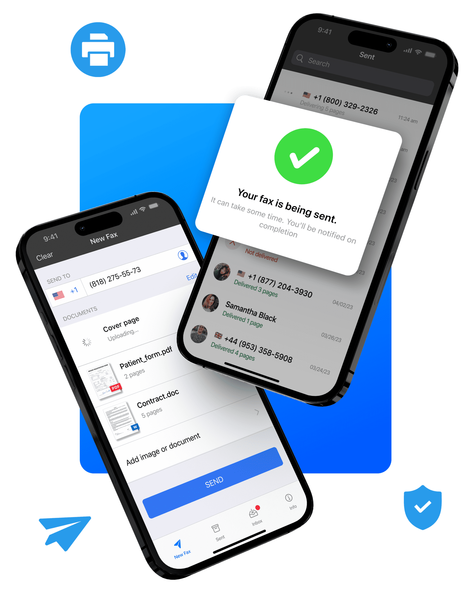 iPhone Fax App - Reliable HIPAA Compliant Free Fax App for iOS