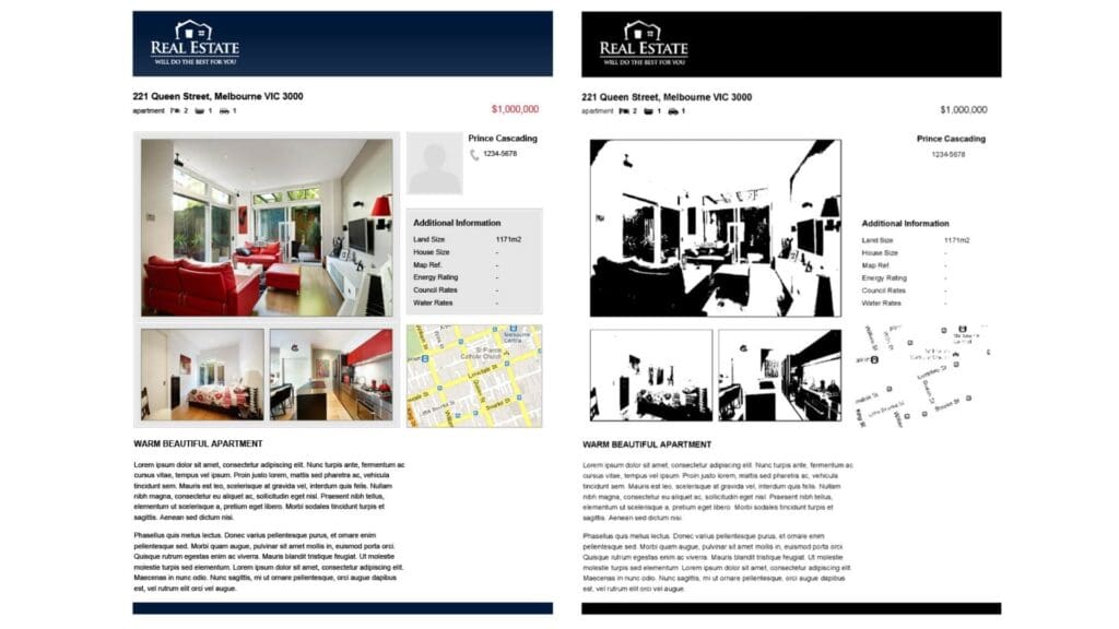 FaxZero Faxqualitätsbeispiel