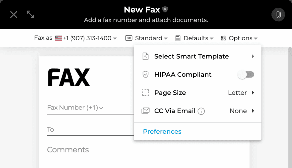 hipaa off by default ifax