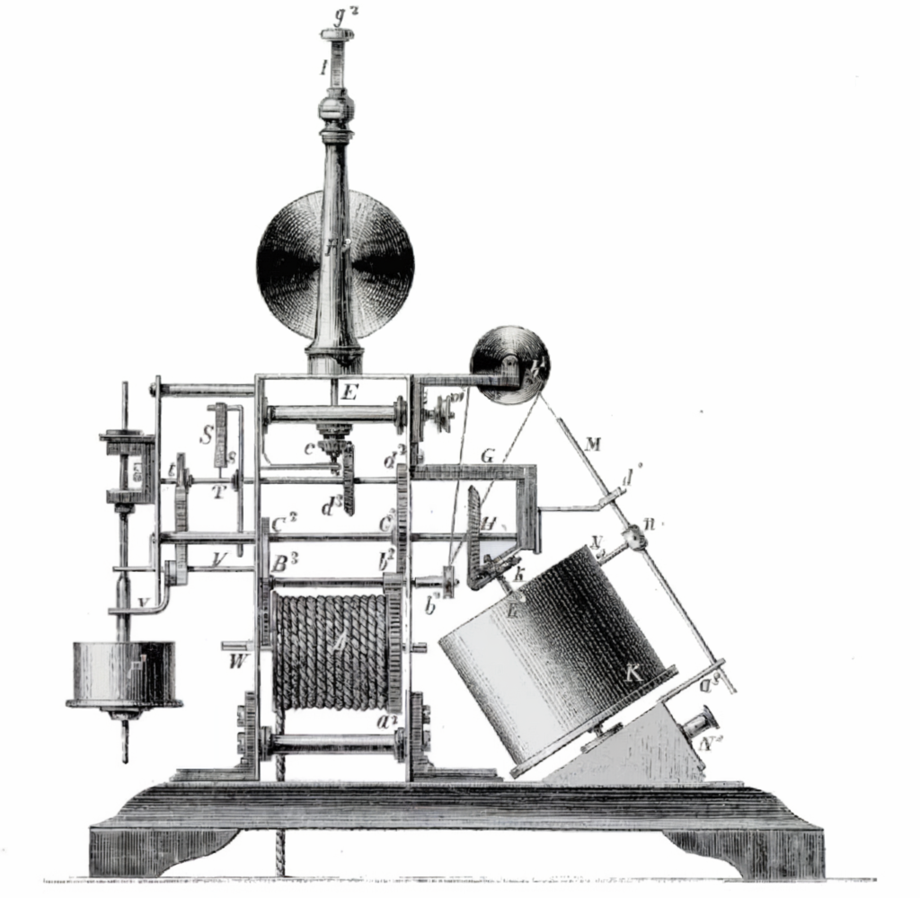Bain improved fax machine upscaled picture